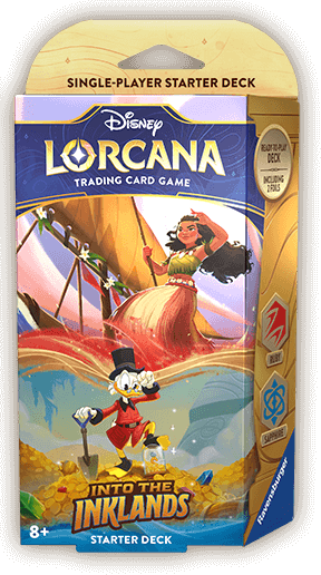 Disney Lorcana TCG: Into the Inklands Starter Deck - Ruby/Sapphire