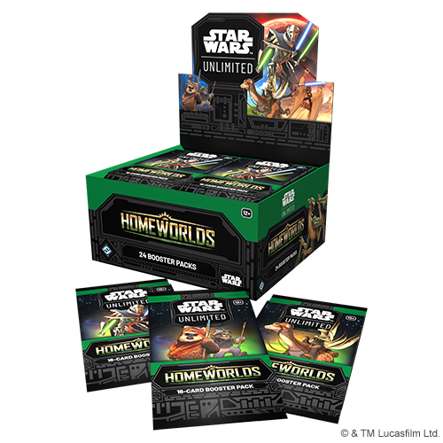 Star Wars: Unlimited - Homeworlds Booster Display [24 packs]