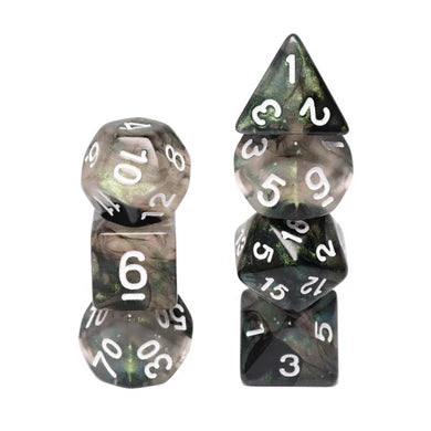 FBG: Glow in the Dark Storm Chaser Polyhedral 7-Dice Set
