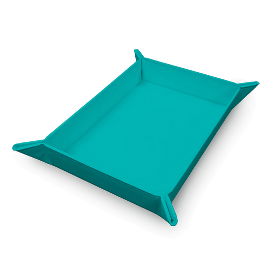 Vivid Magnetic Folding Dice Tray - Teal