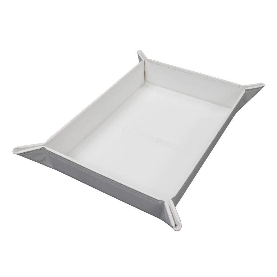 Vivid Magnetic Folding Dice Tray - White