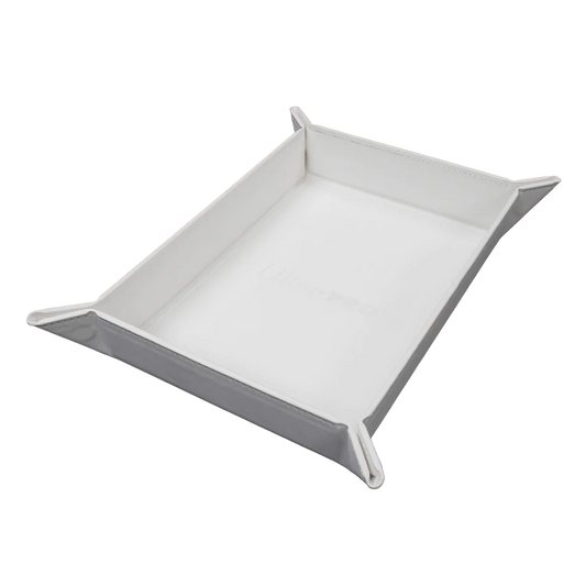 Vivid Magnetic Folding Dice Tray - White