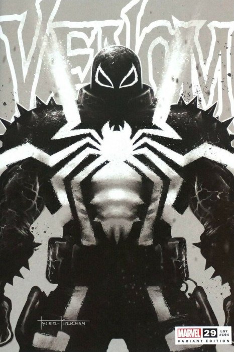 Venom [2018] #29 (Street Level Hero Exclusive Tyler Kirkham B&W Variant)