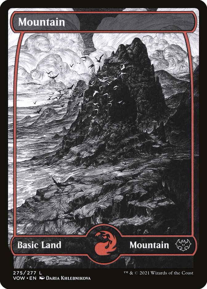 Mountain (Innistrad: Crimson Vow) [Showcase]