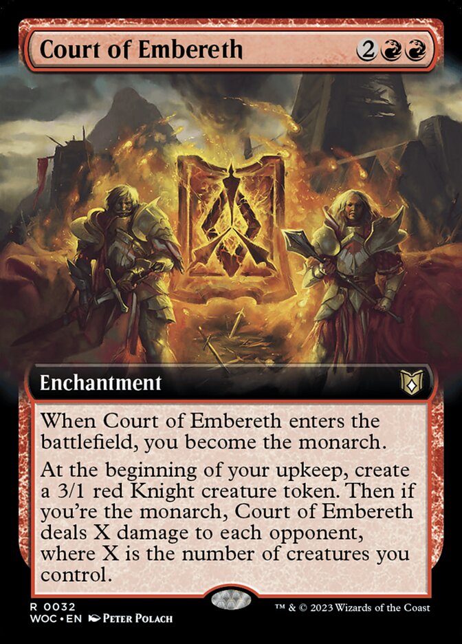 Court of Embereth (Wilds of Eldraine Commander) [Extended Art]