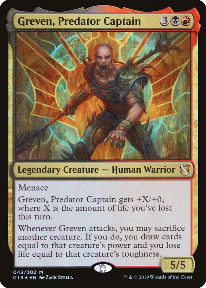 Greven, Predator Captain (Commander 2019)