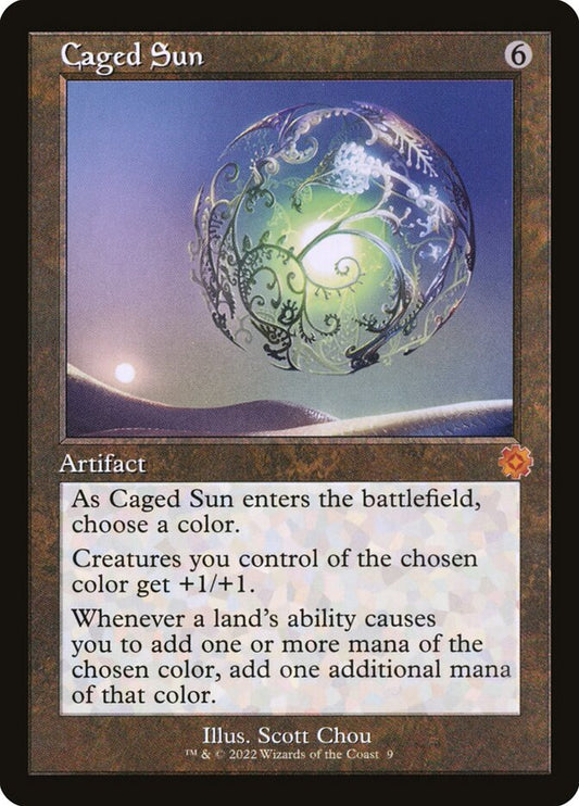 Caged Sun (The Brothers' War Retro Artifacts) [Retro Frame]