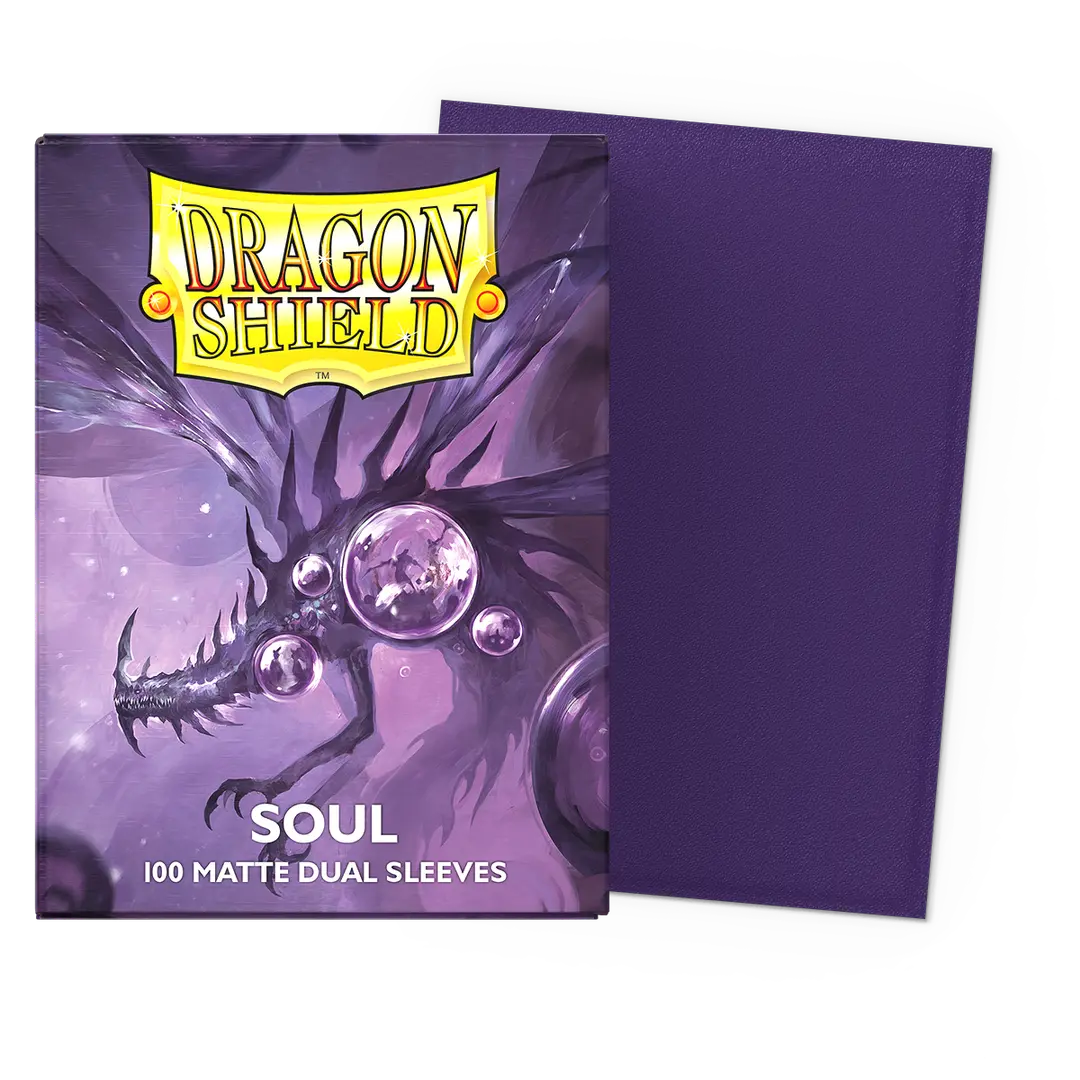 Dragon Shield: Matte Dual - Soul (Metallic Purple) [100 Pack]