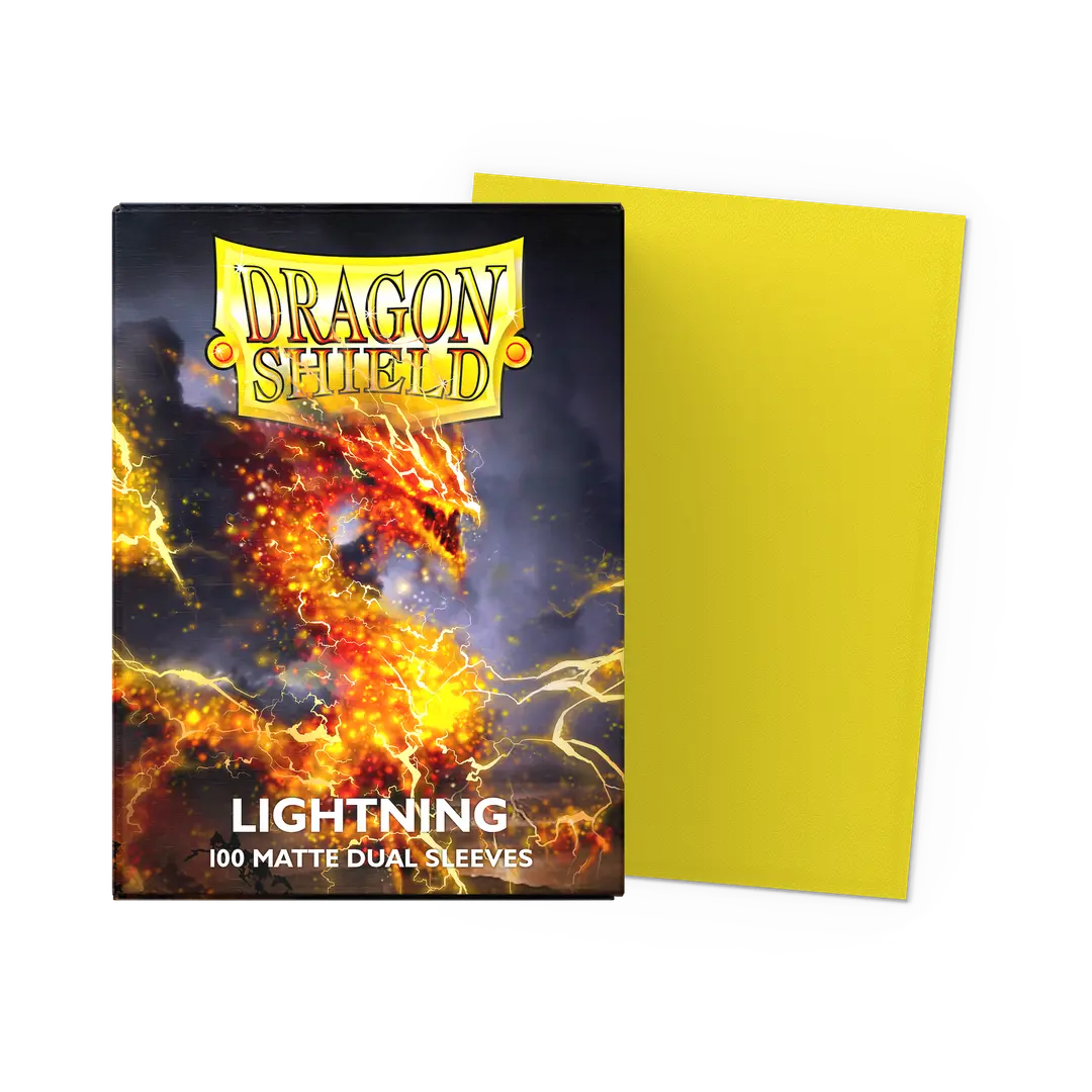 Dragon Shield: Matte Dual - Lightning [100 Pack]