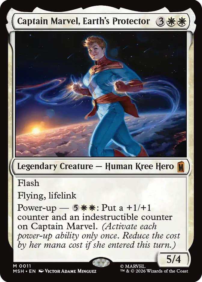 Captain Marvel: Dark Past #03 (Classified Artist Magic: The Gathering Variant)