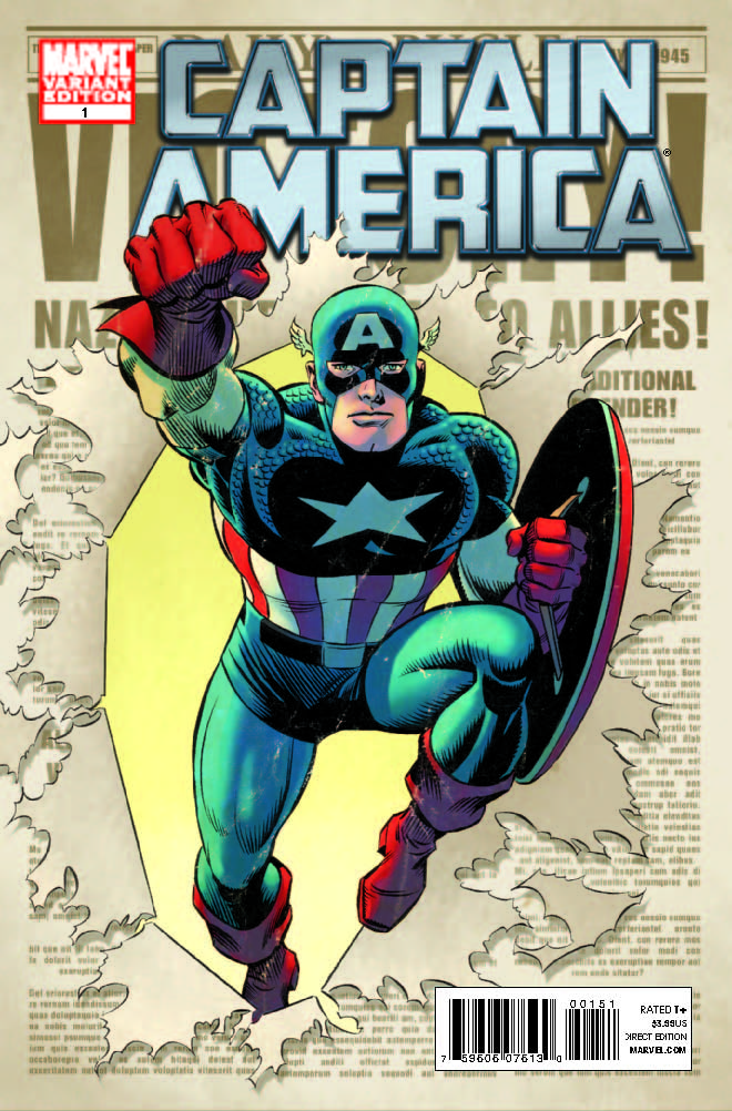 Captain America [2011] #01 (1:25 JrSr Incentive Variant)