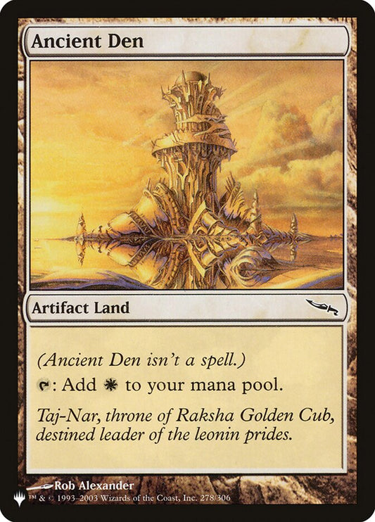 Ancient Den (The List)