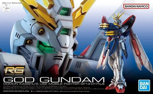 Gunpla: RG GF13-017NJII God Gundam (Burning Gundam)