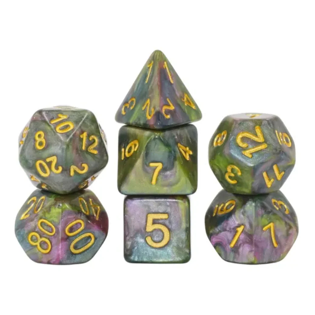 FBG: Mystic Woodland Polyhedral 7-Dice Set