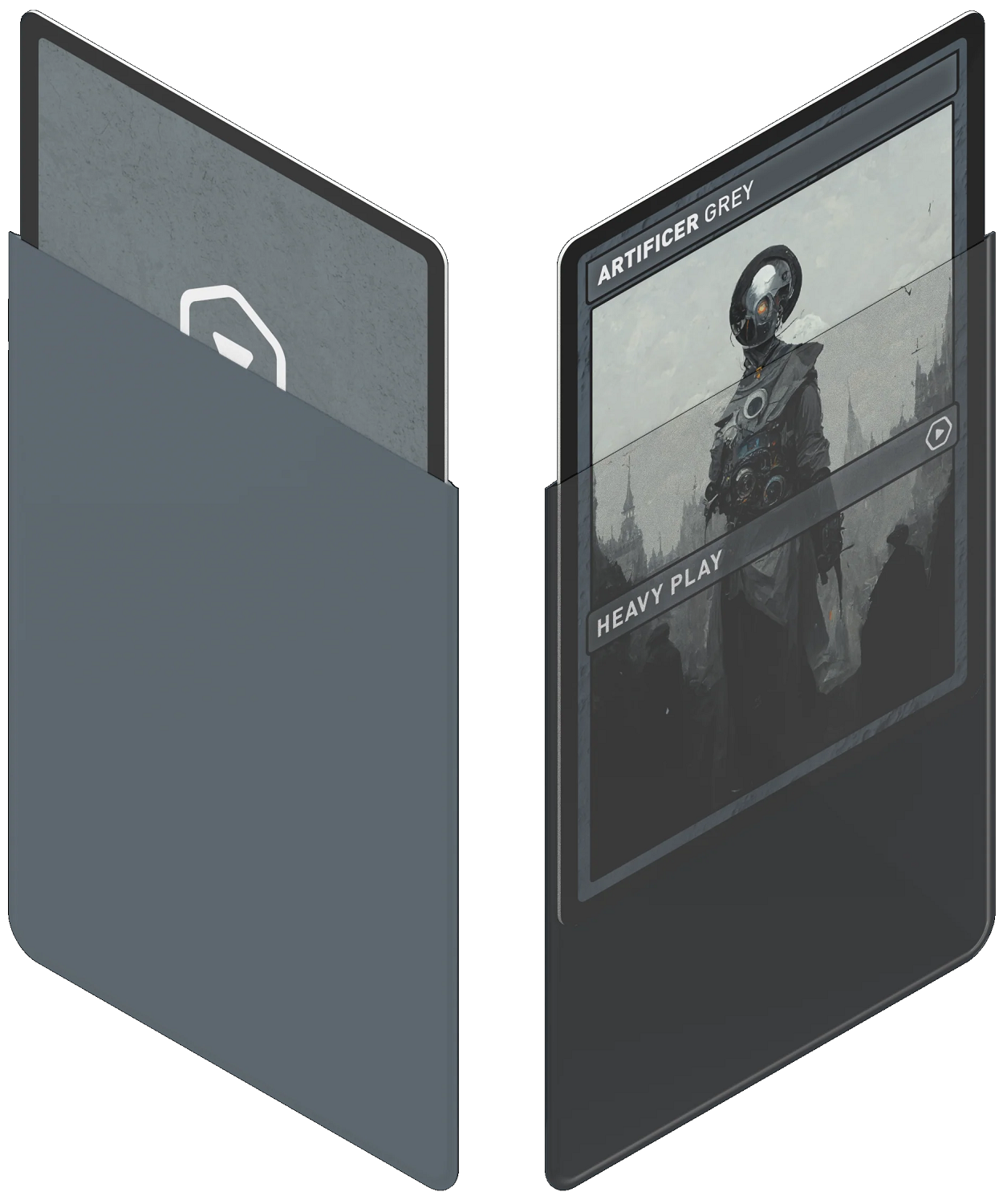 CURV Sleeves Standard: Artificer Grey [100 pack]