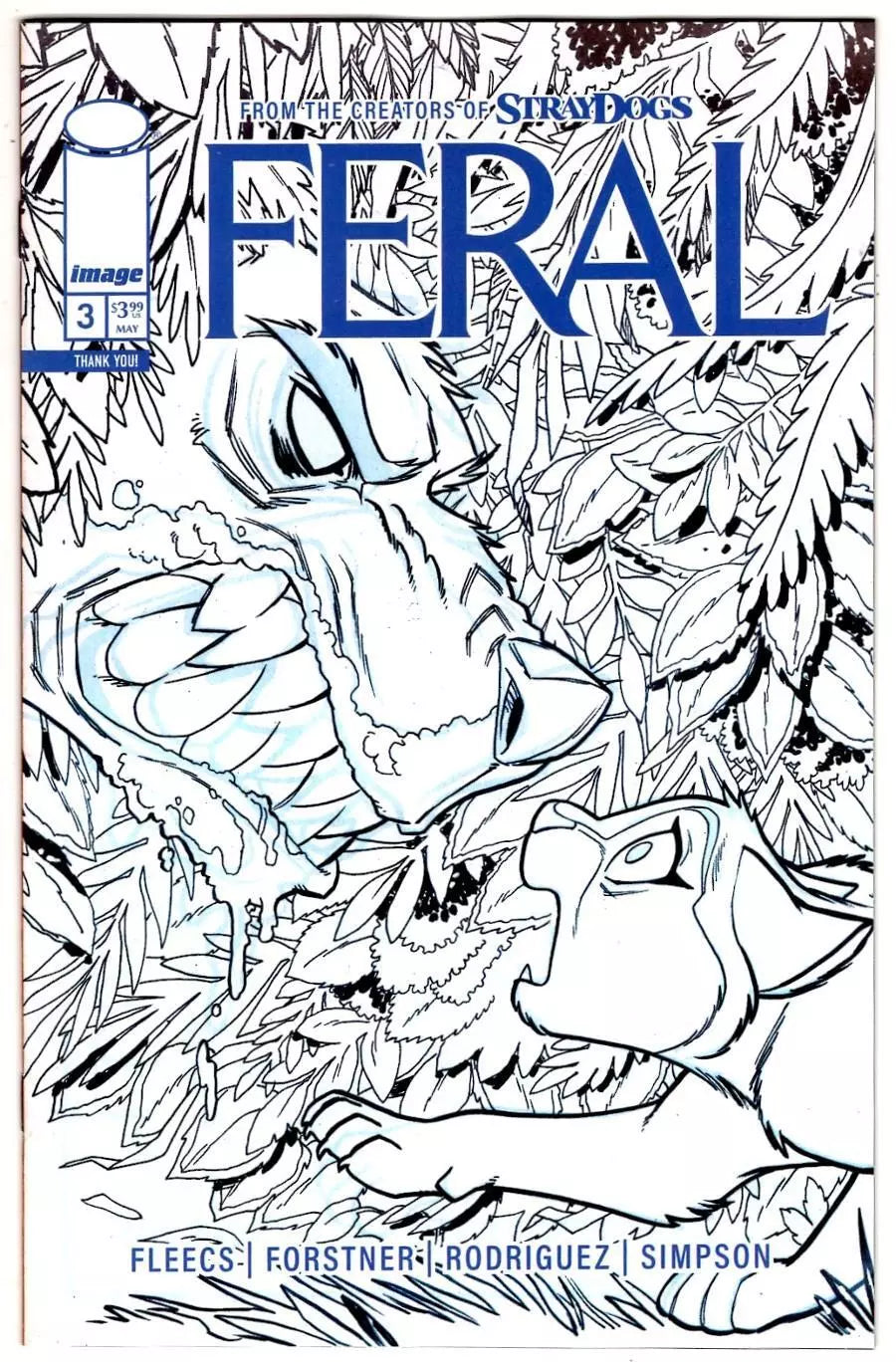 Feral #03 (Cover E Thank You Variant)