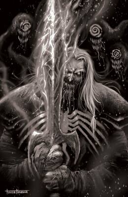 Venom [2018] #28 (Comics Illuminati Exclusive Kirkham Grey Virgin Variant)