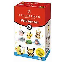 Nanoblock Pokemon Electric Type 6pc Block Set