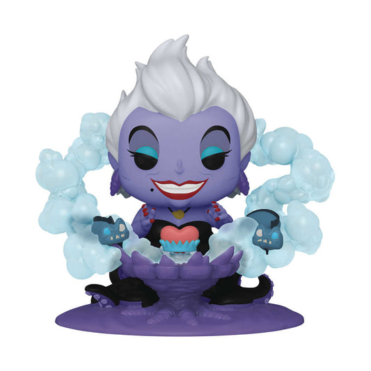 Pop Deluxe Disney Ursula On Throne Vinyl Figure