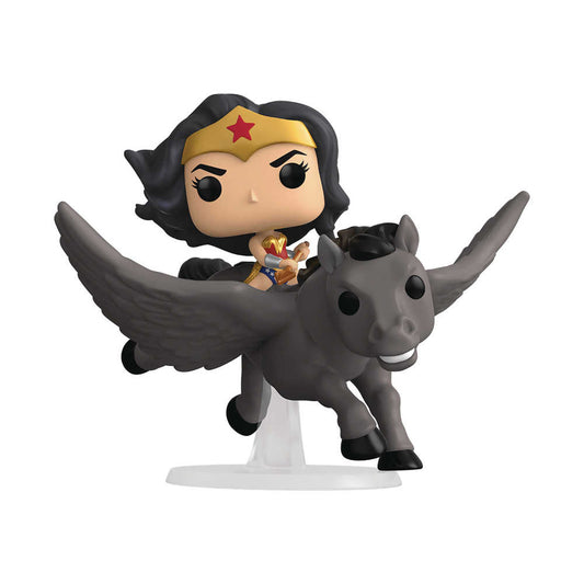 Pop Rides Super Deluxe Wonder Woman 80th Wonderw On Pegasus Figure