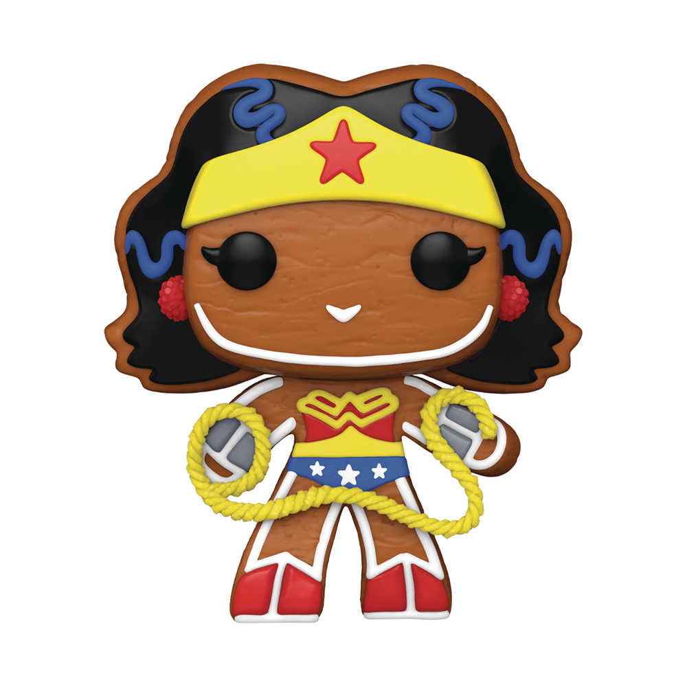 Pop Heroes DC Holiday Wonder Woman Gb Vinyl Figure