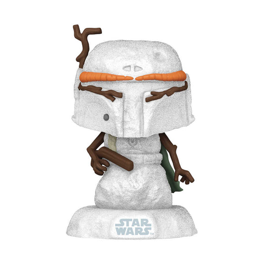 Pop Star Wars Holiday Boba Fett Snowman Vinyl Figure