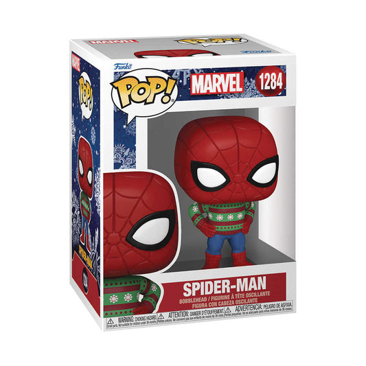 Pop Marvel Holiday- Spider-Man(Swtr) Vinyl Figure