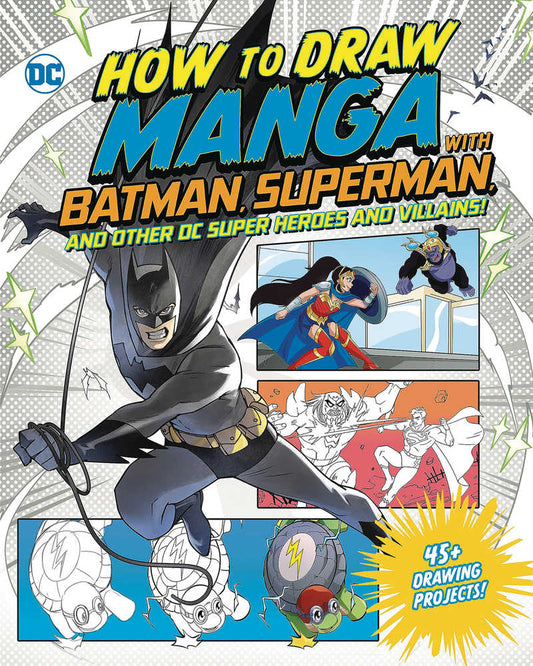 How To Draw Manga With Batman Superman Other Heroes